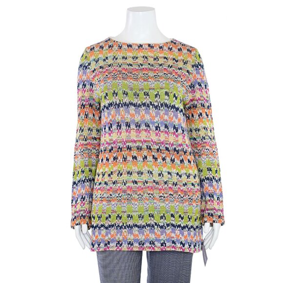 Missoni Sweaters - Missoni Multi-Color Cotton Knit Sweater sz 48 IT